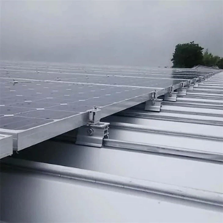 Solar panel mounts for metal roof cases Solar panel mounts for metal roof cases